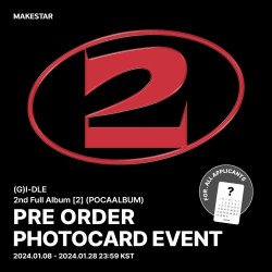 [Makestar] (G)I-DLE- [2] (POCAALBUM) [Pre-Order]