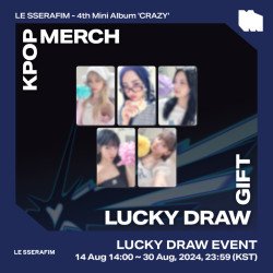 [KM] LE SSERAFIM - Crazy - Lucky Draw