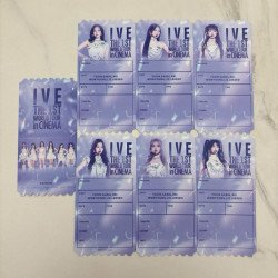 IVE THE 1ST WORLD TOUR in CINEMA🎬應援電影票根 (@withan_yujin)