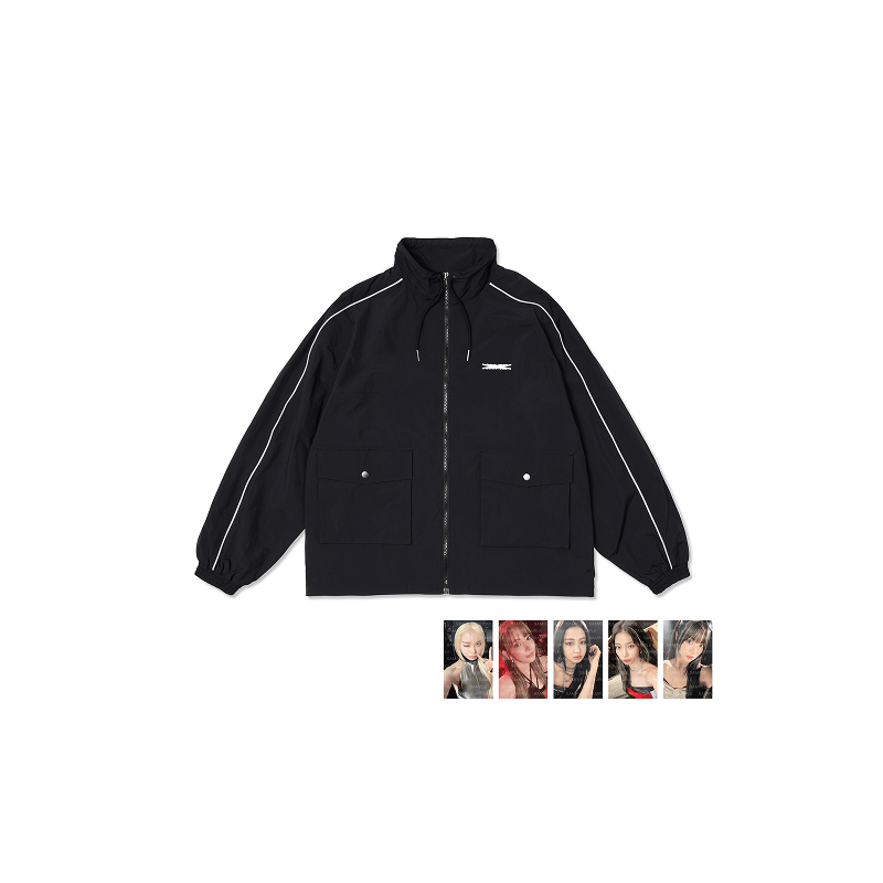 WV] LE SSERAFIM - Jacket (black) - EASY CRAZY HOT MD