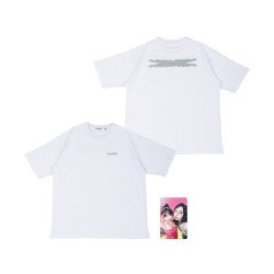 [WVJP] LE SSERAFIM - S/S T-SHIRT (WHITE) - EASY CRAZY HOT MD