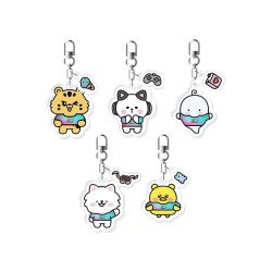 [👑線下] LE SSERAFIM - FIM’S CLUB ACRYLIC KEYRING - EASY CRAZY HOT MD