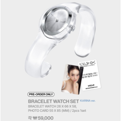 [WV2] AESPA - Bracelet Watch Set - SYNK : aeXIS LINE MD