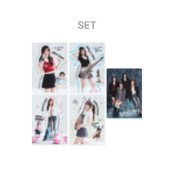 [WV] QWER - Poster Set (5 Pieces) - Born2Rock Popup