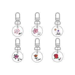 [SONYJP] BABYMONSTER - Acrylic Charm Hand-Drawn Illustration - Sony Store