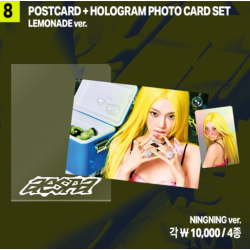 [WV] aespa - Postcard+Hologram Photocard Set Lemonade Ver - MAKE IT LEMONADE MD