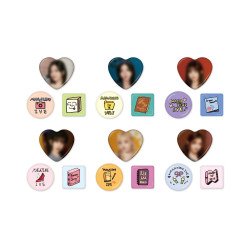 [StarshipKR]＜MAGAZINE IVE＞ RANDOM PIN BUTTON SET