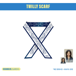 [StarshipKR]＜MAGAZINE IVE＞ TWILLY SCARF (GAEUL)