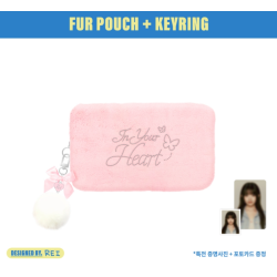 [StarshipKR]＜MAGAZINE IVE＞ FUR POUCH + KEYRING (REI)