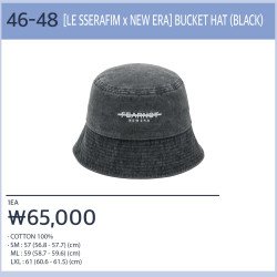 [線下] LE SSERAFIM - Bucket Hat (black)