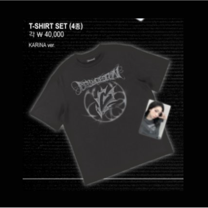 Yes24] AESPA - T-SHIRT SET [Armageddon MD]
