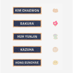 [WVJP] LE SSERAFIM FM - WAPPEN BADGE & PIN BADGE